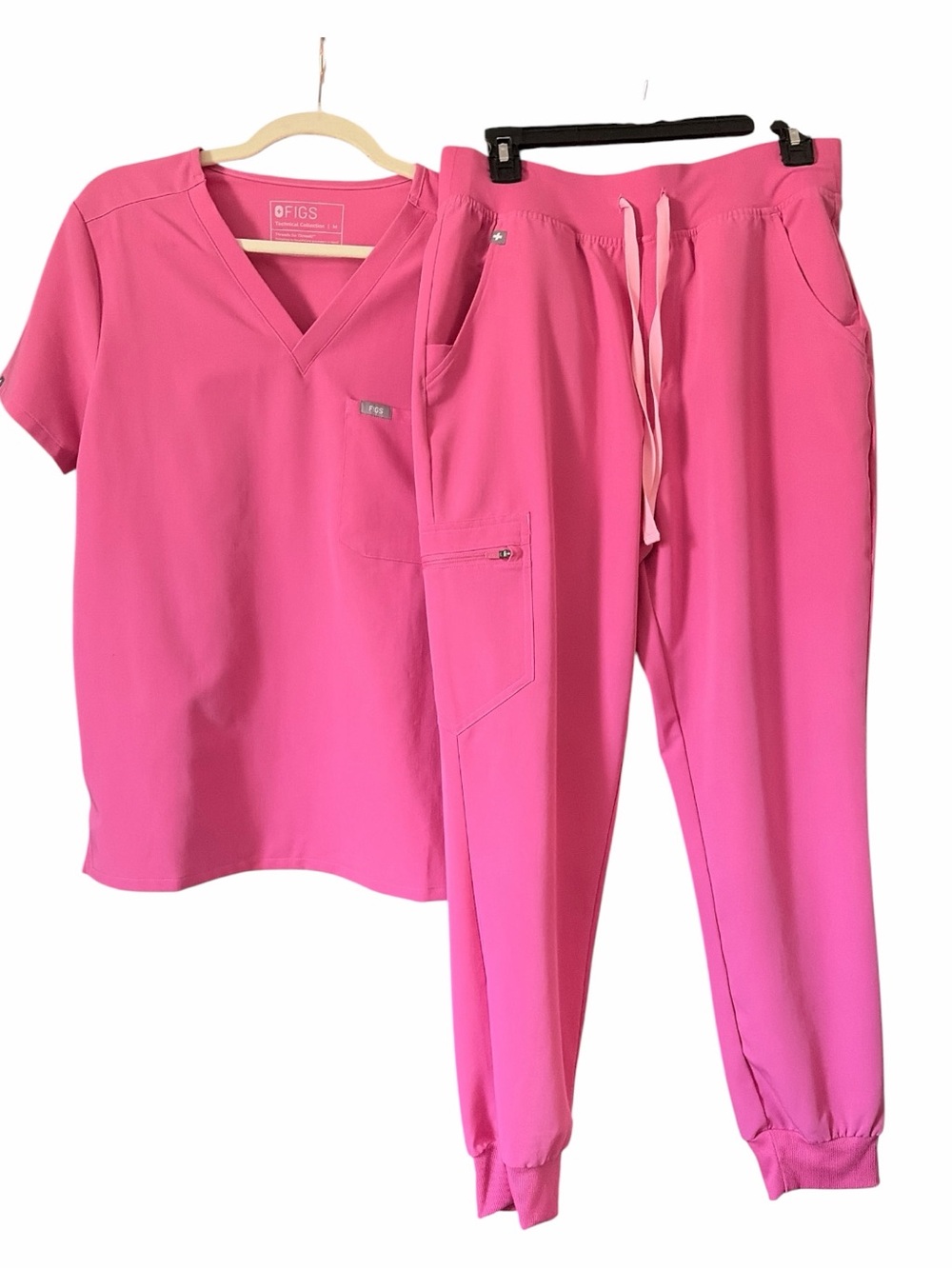 Figs F’ing Pink Scrub SET- Medium